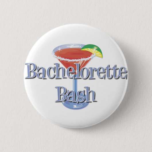 Bachelorette Bash-toets Ronde Button 5,7 Cm (Voorkant)