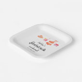 Bachelorette Beach Bikini Weekend  Papieren Bordje (Gebogen)