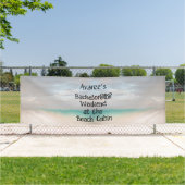 Bachelorette Beach Party à la bannière Cabine (Insitu)