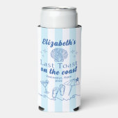 Bachelorette Beach Party Laatste toast op de kust (Seltzer Voorkant)