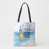 Bachelorette Beach Tribe Waterverf Gift Draagtas (Voorkant)