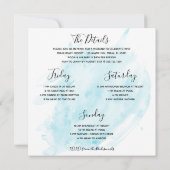 Bachelorette Beach Week-end Getaway Invitation (Dos)