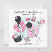 Bachelorette Beach Week-end Getaway Invitation (Devant)