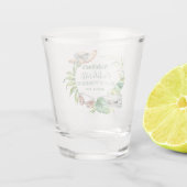 Bachelorette Beach Weekend Getaway Shot Glas (Achterkant)