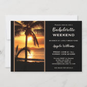 Bachelorette Beach Weekend Itinerary  Kaart (Voorkant)