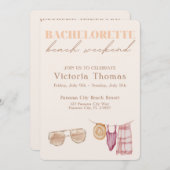 Bachelorette Beach Weekend Kaart (Voorkant / Achterkant)