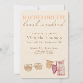 Bachelorette Beach Weekend Kaart