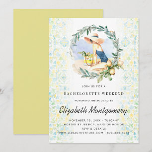 Bachelorette Bestemming Mediterrane Citrus Kaart