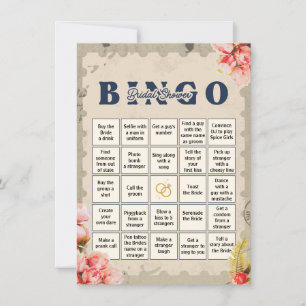 Bachelorette Bingo Spel Kaarten