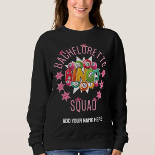 BACHELORETTE BINGO SQUAD Custom Western Coquette Trui
