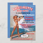 Bachelorette Booze Cruise Party Uitnodigingen (Voorkant / Achterkant)