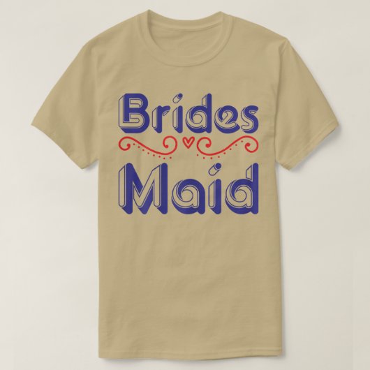 Bachelorette Bride Funny Bridesma T-shirt (Design voorkant)