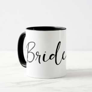 Bachelorette bruid kalligrafie mok