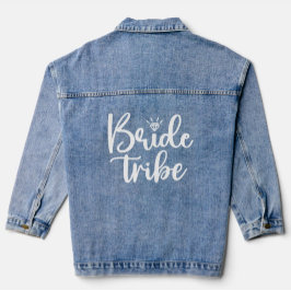 Bachelorette bruid om denim jas denim jacket