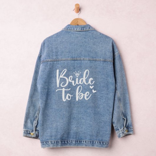 Bachelorette bruid om denim jas denim jacket (Hangar)