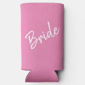 Bachelorette/bruiloft - Roze en wit - bruid - (Achterkant)