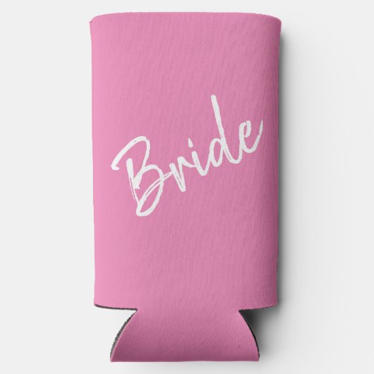 Bachelorette/bruiloft - Roze en wit - bruid - (Achterkant)