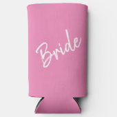 Bachelorette/bruiloft - Roze en wit - bruid - (Voorkant)
