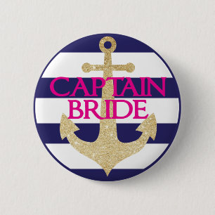 Bachelorette Button- last Sail before the Veil Ronde Button 5,7 Cm