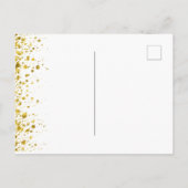 Bachelorette | Carte Gold et Purple moderne (Dos)