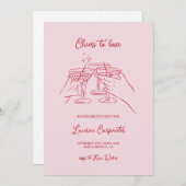 Bachelorette Cheers Kaart (Voorkant / Achterkant)