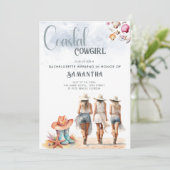 Bachelorette Coastal Cowgirl Invitation Itinéraire (Debout devant)