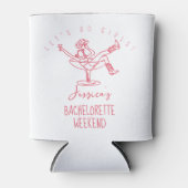Bachelorette coozie aangepaste naam laatste rodeo  (Voorkant)