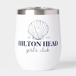 Bachelorette Côtière Fête Vin Thermique Tumbler