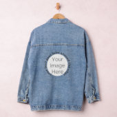 Bachelorette creëer uw eigen, foto aangepaste teks denim jacket (Hangar)