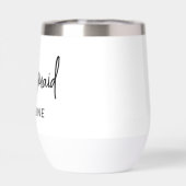 Bachelorette de mariée scénarisée à la main (Arrière)