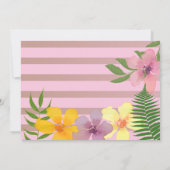 Bachelorette de piscine Invitation (Dos)