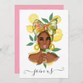 Bachelorette d'été Invitation (Devant / Derrière)