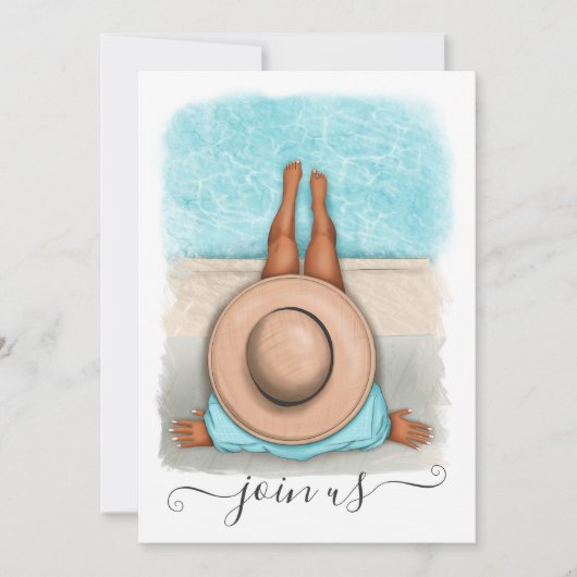 Bachelorette d'été Invitation (Devant)