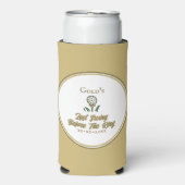 Bachelorette Feest Golfen Goud en Wit (Seltzer Voorkant)