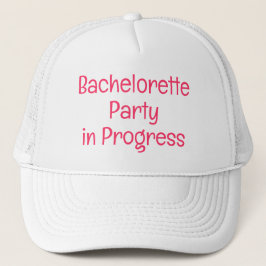 Bachelorette Feest in Voortgang petten