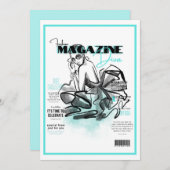 Bachelorette feest mode diva magazine kaart (Voorkant / Achterkant)