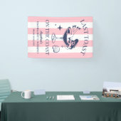 Bachelorette-feest op het strand: laatste toost aa spandoek (Beurs)