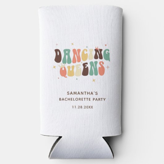 Bachelorette Feest Retro Disco Dansende Koninginne (Voorkant)