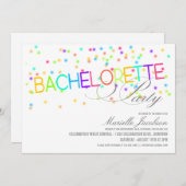 Bachelorette-feestelijke uitnodigingen (Voorkant / Achterkant)