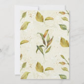 bachelorette fête zephyr floral Invitation (Dos)