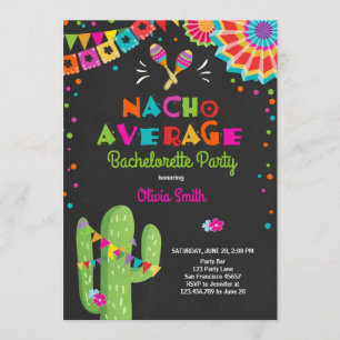 Bachelorette Fiesta Invitation Nacho Moyenne