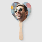 Bachelorette gezicht uitgesneden handwaaier (Voorkant)