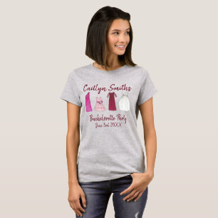 Bachelorette Girls Weddenschap T-shirt