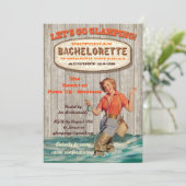 Bachelorette Glamping Camping Week-End Invitation (Debout devant)