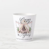 Bachelorette Glamping Feest Gast Latte Mok