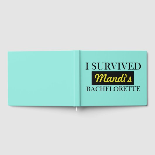 Bachelorette Guest Book | Gepersonaliseerd Gastenboek (Volledig)
