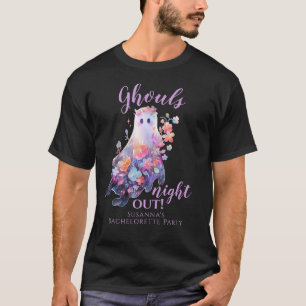 Bachelorette Halloween-spooknacht uit T-shirt