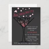 Bachelorette invitation (Devant / Derrière)