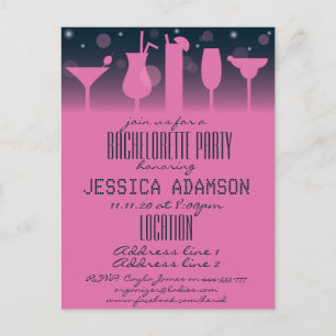 Bachelorette invitation