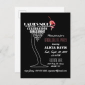Bachelorette invitation (Devant / Derrière)